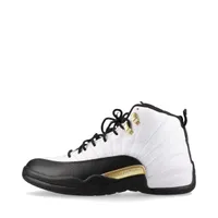 ナイキ AIR JORDAN 12 RETRO レザー スニーカー 28cm ホワイト×ブラック ＡＢランク