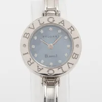 ブルガリ ビーゼロワン BZ22S SS QZ ブルーシェル文字盤
