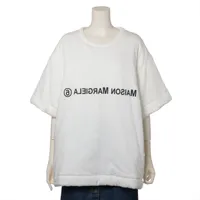 MM6 コットン Tシャツ 19AW S ホワイト ＡＢランク