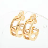 ティファニー アトラス フープ ピアス 750(YG)