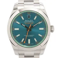ロレックス ミルガウス Zブルー 116400GV SS AT 青文字盤