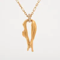 カレライカレラ ダイヤ ネックレス 750(YG)