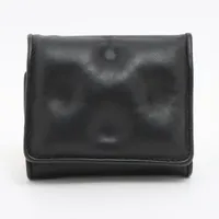 メゾンマルジェラ レザー 財布 ブラック Ｂランク
