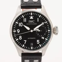 IWC ビッグパイロット IW500912 SS×革 AT 黒文字盤 ＡＢランク