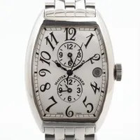 フランクミュラー マスターバンカー 6850MB SS AT シルバー文字盤