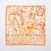 エルメス 小物 カレ90 Le CAVALIER A LA TROMPETTE トランペットを