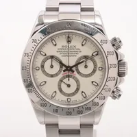ロレックス コスモグラフデイトナ 116520 SS AT アイボリー文字盤