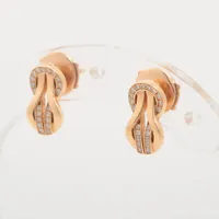 フレッド シャンス アンフィニ ハーフ ダイヤ ピアス 750(PG) ＡＢランク