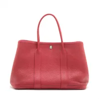 エルメス ガーデンパーティ30 TPM ネゴンダ ルージュガランス シルバー金具