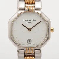 クリスチャンディオール オクタゴン 48.203 SS×GP QZ 白文字盤