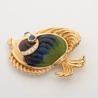 ピアジェ 色石 ダイヤ 750(YG)