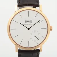 ピアジェ アルティプラノ G0A35131 PG×革 AT シルバー文字盤