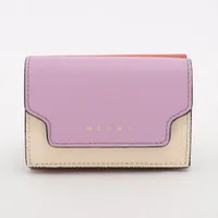 マルニ レザー コンパクトウォレット マルチカラー