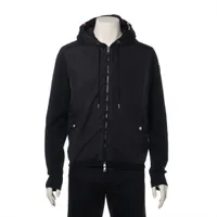 モンクレール CARDIGAN ナイロン ニットジャケット 19年 M ブラック ＡＢランク
