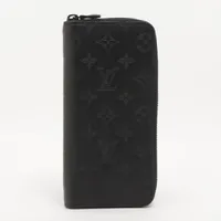 ヴィトン シャドウ ジッピーウォレットヴェルティカル M62902 ラウンドジップウォレット ノワール ＡＢランク