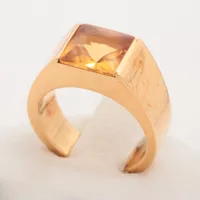 カルティエ タンク シトリン リング 750(YG) 49