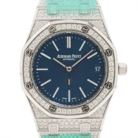 オーデマピゲ ロイヤルオーク ジャンボ  エクストラシン 16202BC.ZZ.1241BC.02 WG AT 青文字盤