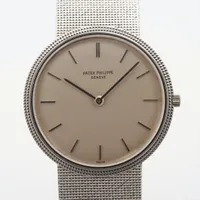 パテックフィリップ カラトラバ 3520/10 WG 手巻き シルバー文字盤