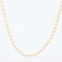 ミキモト パール ネックレス K14WG 約7.0mm～7.5mm