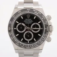 ロレックス デイトナ 126500LN SS AT 黒文字盤 Ａランク