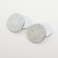 エルメス セリエ レザー ネックストラップ グレー SAランクの