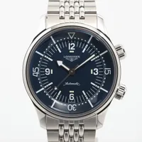 ロンジン レジェンドダイバー SS AT 青文字盤 Ａランク