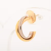 カルティエ トリニティ ピアス 750(YG×PG×WG) ＡＢランク