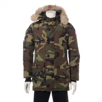 カナダグース RUSSEL PARKA コットン×ポリエステル ダウンジャケット カモフラ ＡＢランク