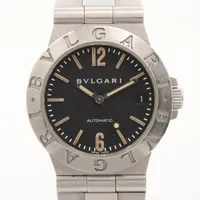 ブルガリ ディアゴノ LCV35S SS AT 黒文字盤