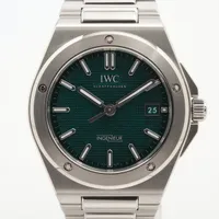 IWC インヂュニア オートマティック40 IW328903 SS AT グリーン文字盤 ＡＢランク