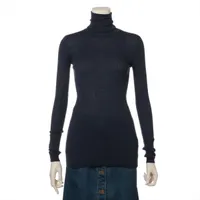 エルメス カシミヤ セーター 15AW ネイビー ＡＢランク