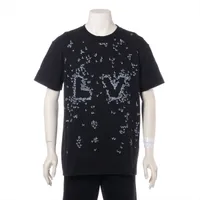 ヴィトン LVロゴ コットン Tシャツ 22AW ブラック