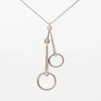 エルメス ホースビット 925 ネックレス シルバー