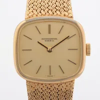 IWC GP 手巻き シャンパン文字盤