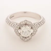 グラフ ダイヤ リング 750(WG) F