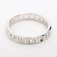 ティファニー Tトゥルー ナロー リング 750(WG)