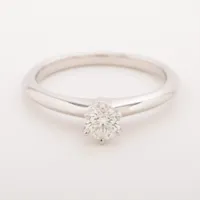 ティファニー ソリテール ダイヤ リング Pt950 I