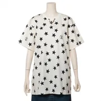 ヴィトン コットン Tシャツ 22AW XL ホワイト×ブラック Ａランク
