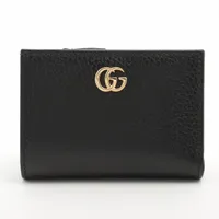 グッチ ダブルG 772738 レザー コンパクトウォレット ピンク グッチ ダブルG 772738 レザー コンパクトウォレット ピンク