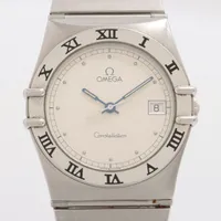 オメガ コンステレーション SS QZ シルバー文字盤