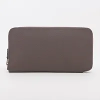 エルメス アザップロングシルクイン ヴォーエプソン トゥルティエールグレー シルバー金具 ＡＢランク