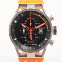 ロックマン モンテクリスト SS×ラバー QZ 黒文字盤 ＡＢランク
