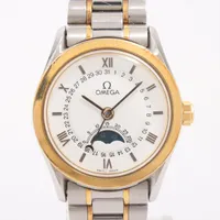 オメガ クラシック ムーンフェイズ 3380.20 SS×YG AT 白文字盤