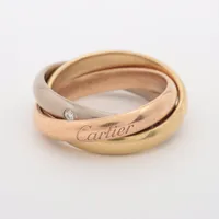 カルティエ トリニティ 5P ダイヤ 750(YG×PG×WG)