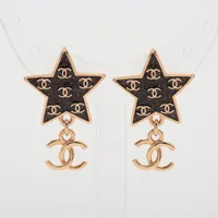 シャネル ココマーク GP ピアス(両耳用) C24C ゴールド Aランク
