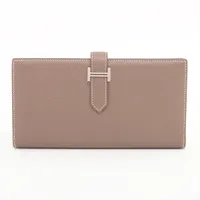 エルメス ベアンスフレ ヴォーエプソン エトゥープ シルバー金具