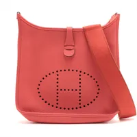 エルメス エブリン3 29 PM トリヨンクレマンス ルージュピヴォワンヌ シルバー金具 ＡＢランク