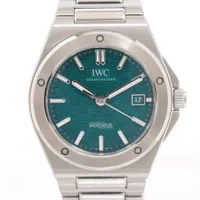 IWC インヂュニア オートマティック IW328903 SS AT グリーン文字盤 Ａランク