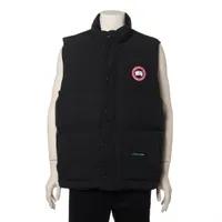 カナダグース FREESTYLE コットン×ポリエステル×ナイロン ダウンベスト ブラック ＡＢランク