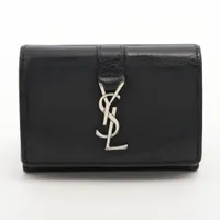 SAINT LAURENT サンローラン/YSLオリガミタイニーウォレット/グレー/TGN620287/SAランク/75【中古】 サンローランパリ/3つ折り財布/YSL オリガミ タイニーウォレット